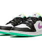 Air Jordan 1 Low Black White Purple (GS)