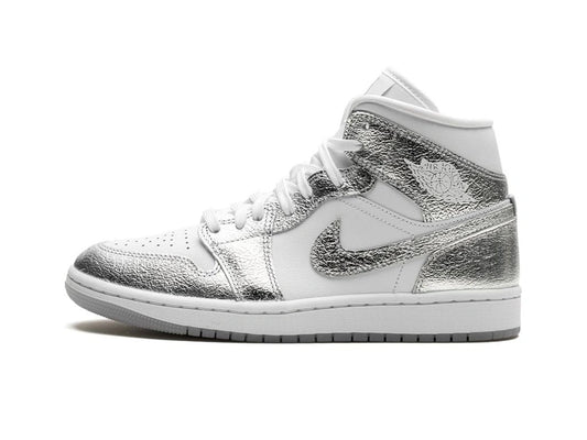 Air Jordan 1 Mid SE Metallic Silver