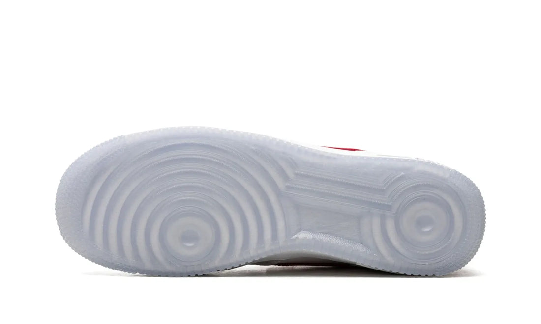 Nike Air Force 1 Low Satin White Varsity Red (W)