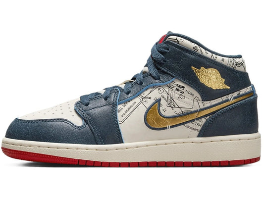 Air Jordan 1 Mid SE Flight (GS)