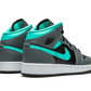 Air Jordan 1 Mid Grey Aqua (GS)