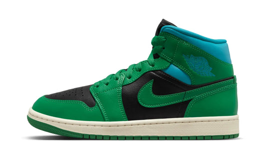Air Jordan 1 Mid Lucky Green Aquatone (W)