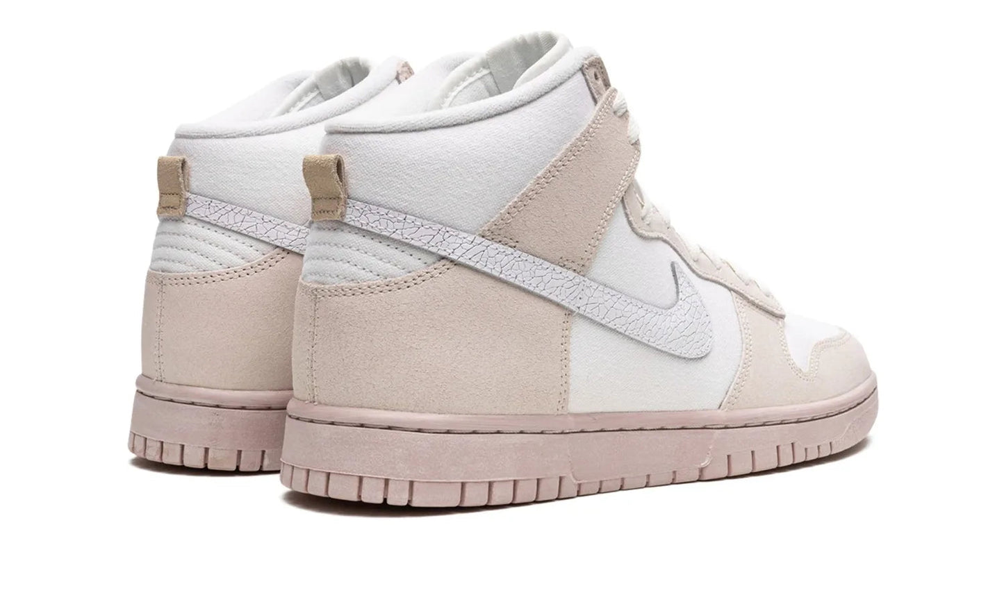 Nike Dunk High Cracked Leather Swoosh
