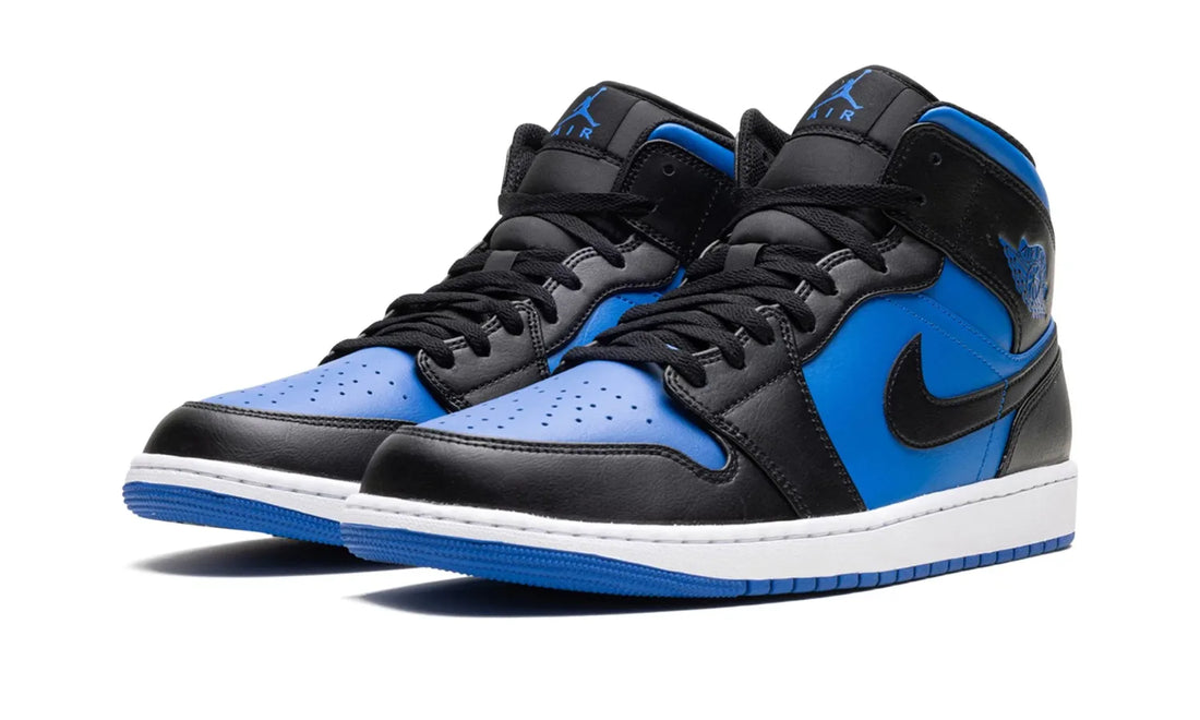 Air Jordan 1 Mid Black Royal Metallic