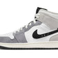 Air Jordan 1 Mid Craft White Cement Grey Black