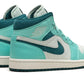 Air Jordan 1 Mid Chenille Bleached Turquoise (W)