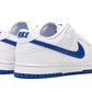 Nike Dunk Low White Hyper Royal