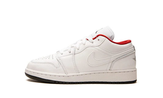 Air Jordan 1 Low White Gym Red Black (GS)