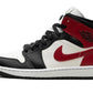 Air Jordan 1 Mid Gym Red Off Noir (W)