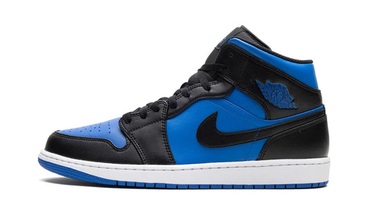 Air Jordan 1 Mid Black Royal Metallic