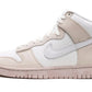 Nike Dunk High Cracked Leather Swoosh