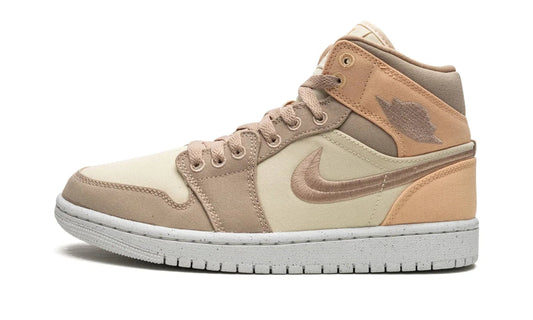 Air Jordan 1 Mid Canvas Khaki (W)