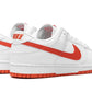Nike Dunk Low White Picante Red