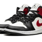 Air Jordan 1 Mid Gym Red Off Noir (W)