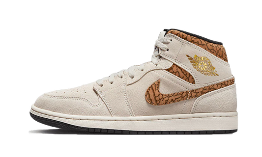 Air Jordan 1 Mid Brown Elephant