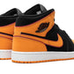 Air Jordan 1 Mid Fat Tongue Black Orange