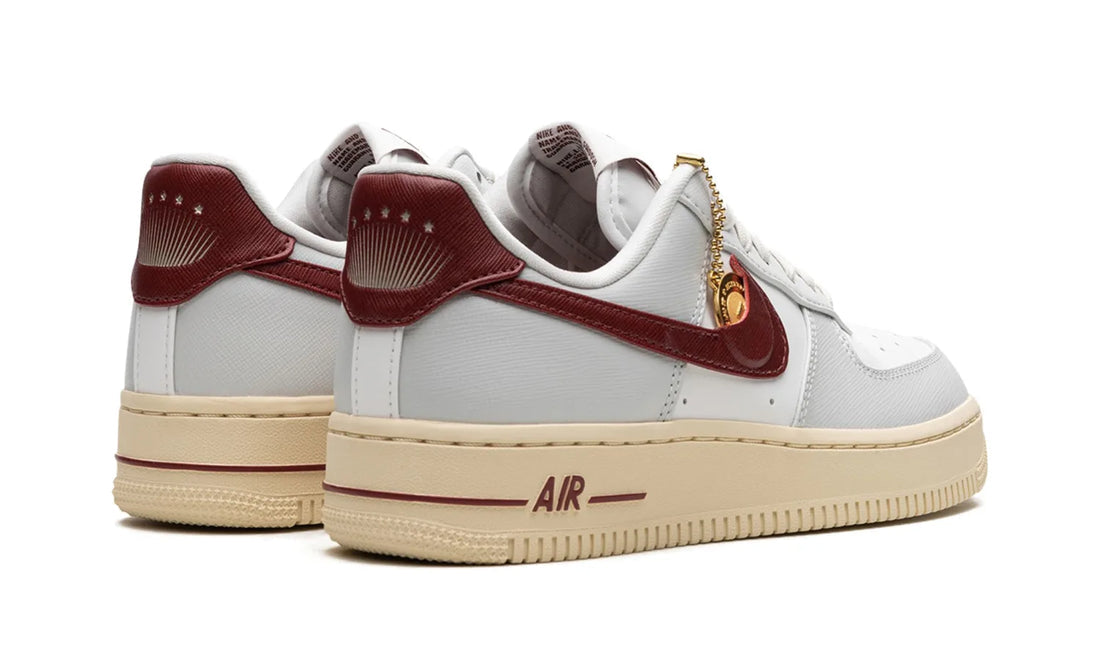 Nike Air Force 1 Low Just Do It Photon Dust Team Red (W)
