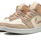 Air Jordan 1 Mid Canvas Khaki (W)