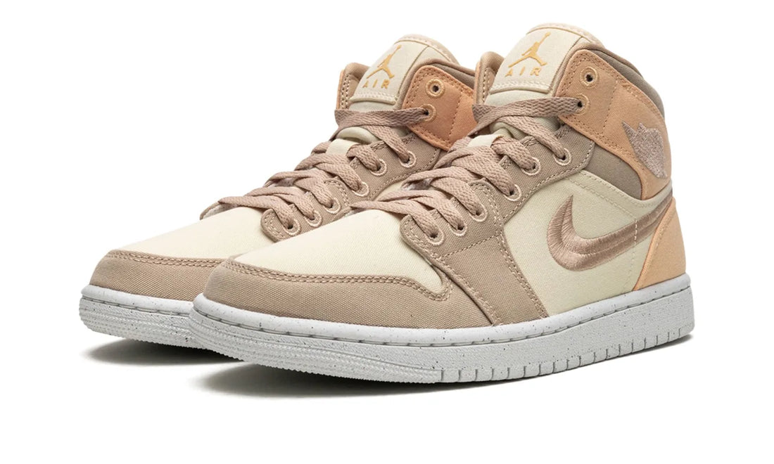 Air Jordan 1 Mid Canvas Khaki (W)
