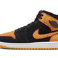 Air Jordan 1 Mid Fat Tongue Black Orange