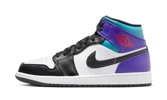Air Jordan 1 Mid Court Purple Tropical Twist