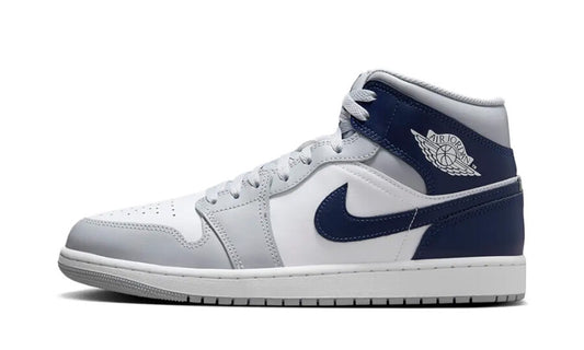Air Jordan 1 Mid Wolf Grey Midnight Navy