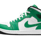 Air Jordan 1 Mid Lucky Green