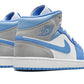 Air Jordan 1 Mid University Blue Grey