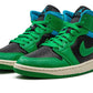 Air Jordan 1 Mid Lucky Green Aquatone (W)