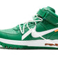 Off-White x Nike Air Force 1 Mid Pine Green