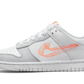 Nike Dunk Low 3D Swoosh Pure Platinum Total Orange (GS)
