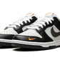 Nike Dunk Low Grey Black Orange Mini Swoosh