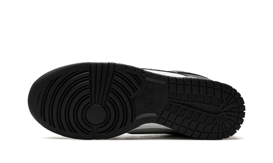 Nike Dunk Low Grey Black Orange Mini Swoosh