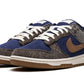 Nike Dunk Low Tweed Midnight Navy Corduroy