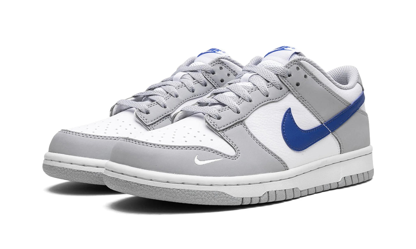 Nike Dunk Low Mini Swoosh Wolf Grey Game Royal (GS)