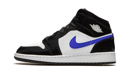 Air Jordan 1 Mid Black Racer Blue (GS)