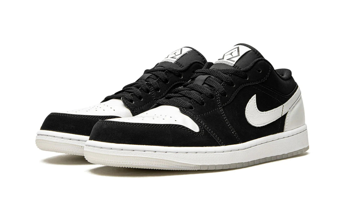 Air Jordan 1 Low Black White Diamond