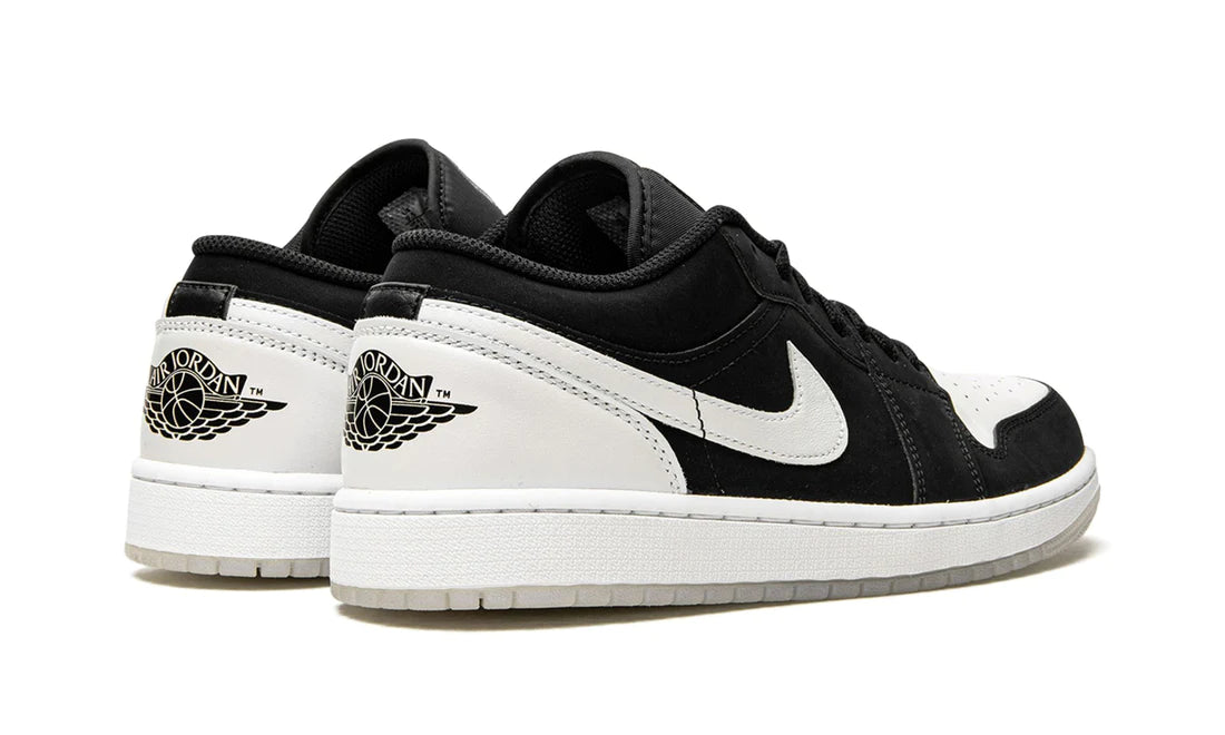 Air Jordan 1 Low Black White Diamond