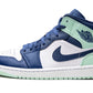 Air Jordan 1 Mid Blue Mint