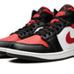 Air Jordan 1 Mid White Black Red (2022)