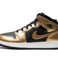 Air Jordan 1 Mid Metallic Gold (GS)