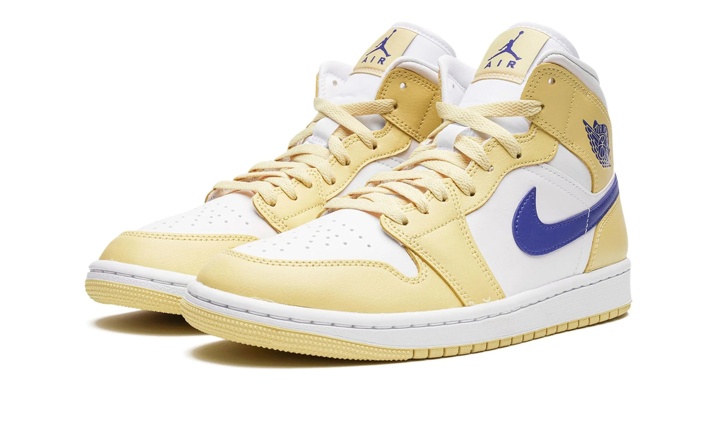 Air Jordan 1 Mid Lemon Wash Lapis (W)