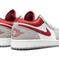 Air Jordan 1 Low Light Smoke Grey Gym Red
