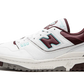 New Balance 550 Burgundy Cyan