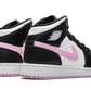 Air Jordan 1 Mid White Black Light Arctic Pink (GS)