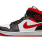 Air Jordan 1 Mid Gym Red Black White