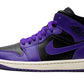 Air Jordan 1 Mid Purple Black (W)