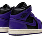 Air Jordan 1 Mid Purple Black (W)
